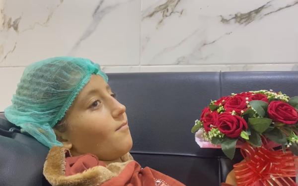 "Batoul, the little girl."